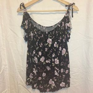 Floral print top